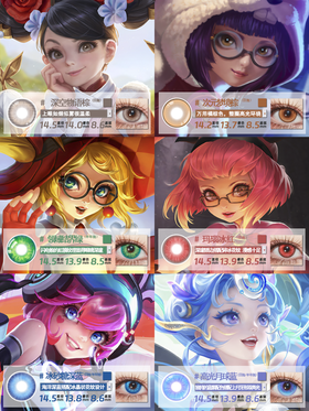 王者荣耀-安琪拉 COS美瞳推荐