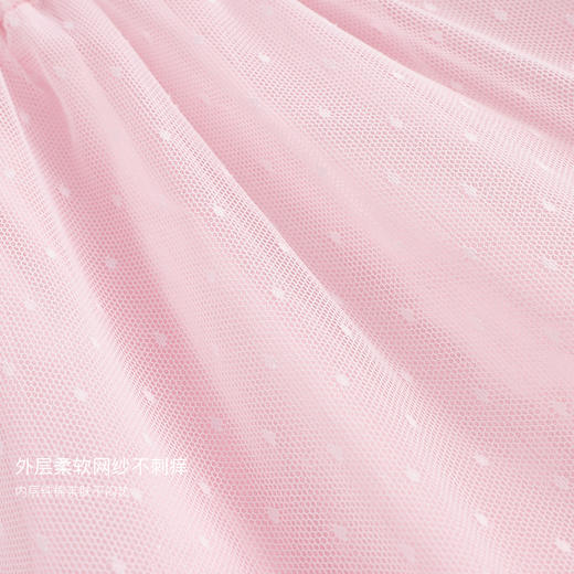 marcjanie马克珍妮新款夏装 女童泡泡袖网纱连衣裙230977 商品图3