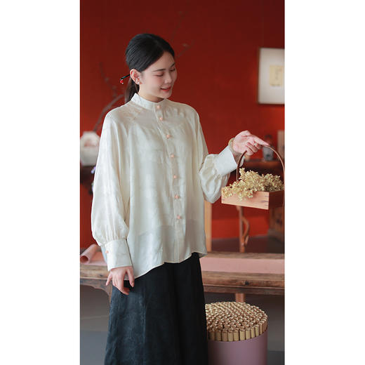 【2026东衣作】新中式衬衣（25710188风华絮-高定款） 商品图2