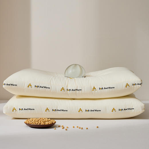 自然醒全棉A类大豆纤维立体安睡枕头家用成人护颈椎助睡眠枕芯宿舍单人睡觉整头XK 商品图11