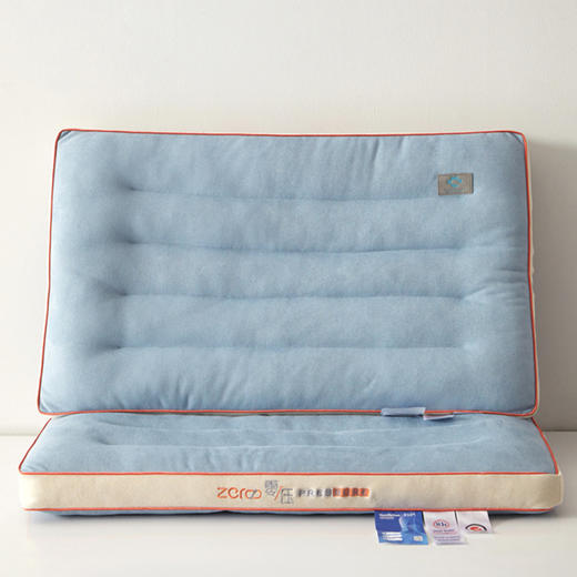 自然醒四季零压透气枕柔软低枕头护颈椎助睡眠单双人扁平薄枕家用专用枕芯学生宿舍矮枕XK 商品图2