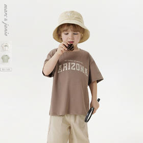 【凉感】马克珍妮男童复古学院短袖T恤 宝宝上衣夏装新款550670