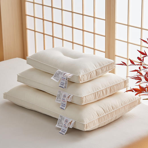 自然醒A类生态棉麻亲子枕芯护颈椎助睡眠家用一对装儿童学生宿舍成人低枕成人整头男XK 商品图0