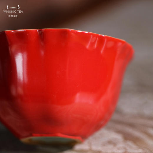 问鼎汝瓷鼎峰系列新年红天青壬寅沐菊杯 商品图2