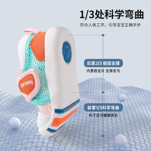 贝贝怡2025年夏季男女童学步鞋宝宝鞋ZB2EX010 商品图8