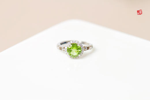 【莺时】橄榄石戒指 商品图1