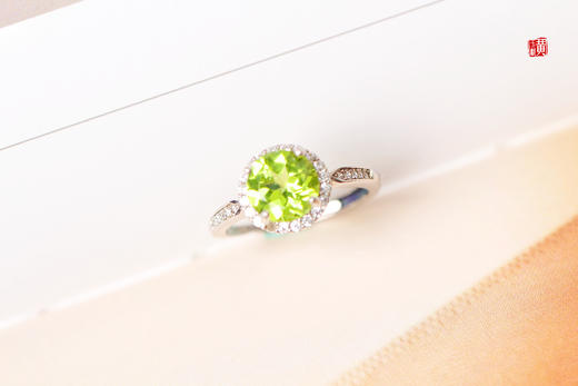 【知暖】】橄榄石戒指 商品图1