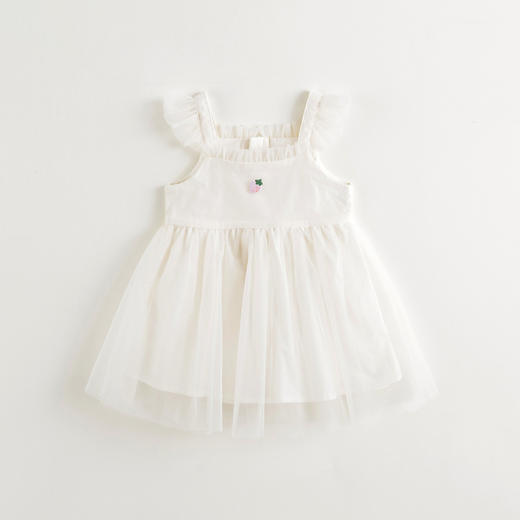 马克珍妮2024年夏装新款女童网纱拼接吊带连衣裙240872 商品图3