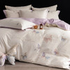 【优雅刺绣】全棉新疆长绒棉床上四件套 纯棉轻奢刺绣蝴蝶纯棉床品被套 商品缩略图1