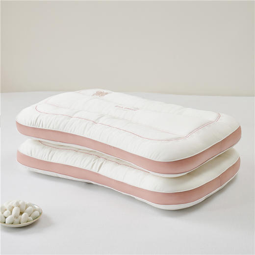 自然醒蚕丝蝴蝶立体枕头桑蚕丝莱赛尔枕头枕芯单人家用凉感护颈椎助睡眠XK 商品图11