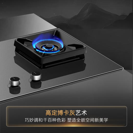 卡萨帝（Casarte）致境燃气灶 天然气灶家用 5.2kw大火力 蓝色烈焰 68%高热效 嵌入式台嵌两用CDZ6U9 商品图0