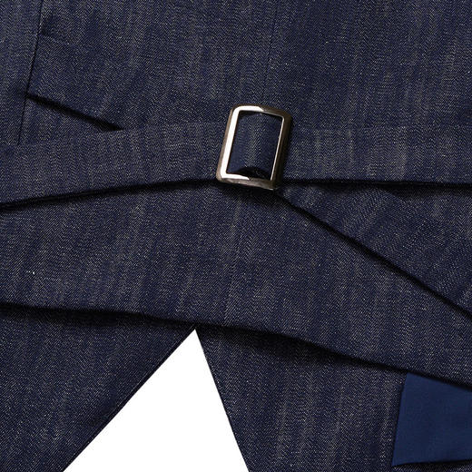 【2件9折】【Petit Bari】法式腔调V领牛仔马甲（水洗产品）亚麻通勤 商品图4