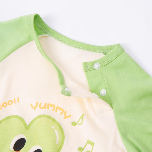 贝贝怡2025夏季男童短袖肩开连体衣ZB2EL001 商品图3