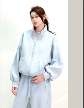 58K003上新 短款立领夹克外套