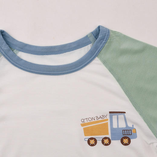 棉果果夏季男童家居服防蚊5A抗菌莫代尔套头套装（大）M211302425219 商品图4