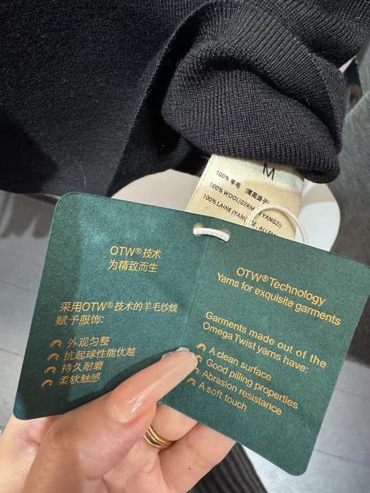 品质款【德国扬子纱】【精纺100细羊毛】半高领针织短袖T恤，可做打底衫，气质搭潮 商品图4