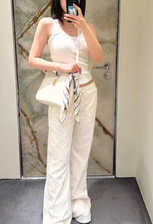 女款logo蕾丝背心 商品图3