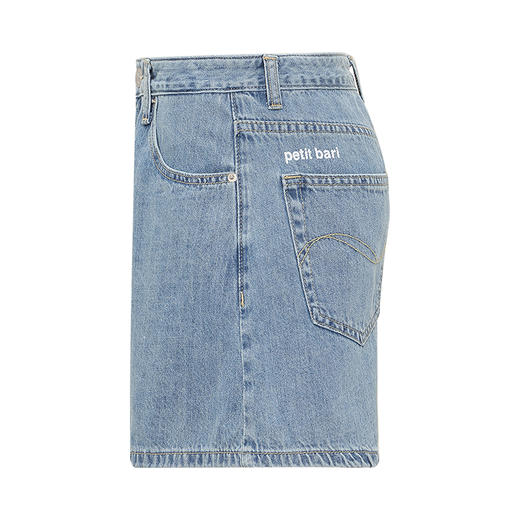 【2件9折】【Petit Bari】印花阔腿牛仔短裤 休闲百搭 高品质 时尚短裤 商品图2