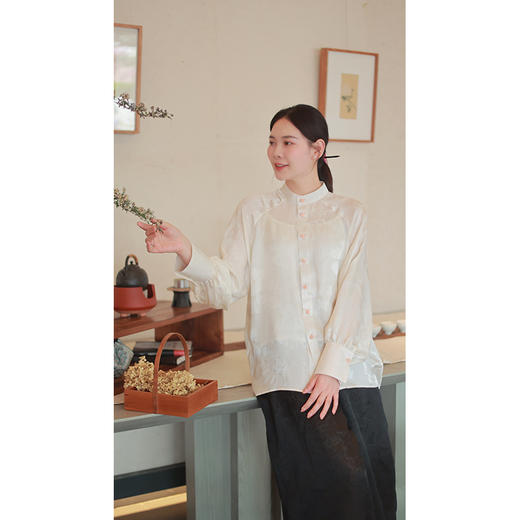 【2026东衣作】新中式衬衣（25710188风华絮-高定款） 商品图3
