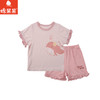 棉果果夏季女童小宝宝防蚊5A抗菌莫代尔套头套装（小）M221302425218 商品缩略图0