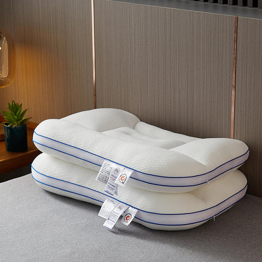 自然醒分区高低舒颈立体护脊枕修复肩颈枕头助睡眠枕芯一对套装家用男女反牵引枕XK 商品图10