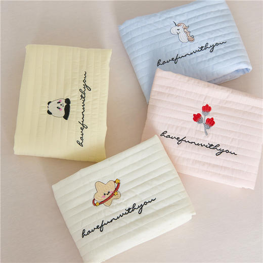 自然醒A类水洗全棉绗缝夹棉单枕套一对装轻奢枕头套全棉家用单个30x50枕头芯内胆套XK 商品图2