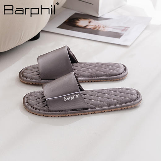 Barphil拖鞋室内家居女士春夏新款时尚木地板情侣一对凉拖高级感7023 商品图4