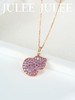 JULEE JULEE茱俪珠宝 18K玫瑰金紫蓝宝葫芦石吊坠 商品缩略图2