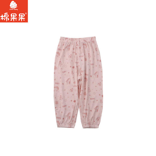 棉果果夏季女童家居服防蚊5A抗菌莫代尔九分裤M221208425228 商品图1
