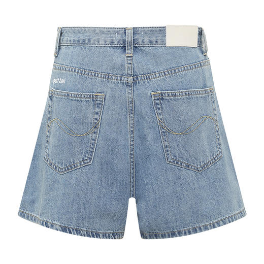 【2件9折】【Petit Bari】印花阔腿牛仔短裤 休闲百搭 高品质 时尚短裤 商品图3