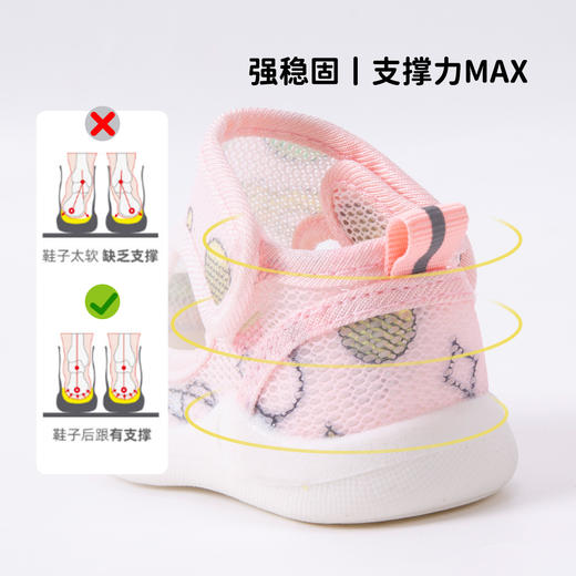 贝贝怡2025年夏季女童学步鞋宝宝鞋 商品图10