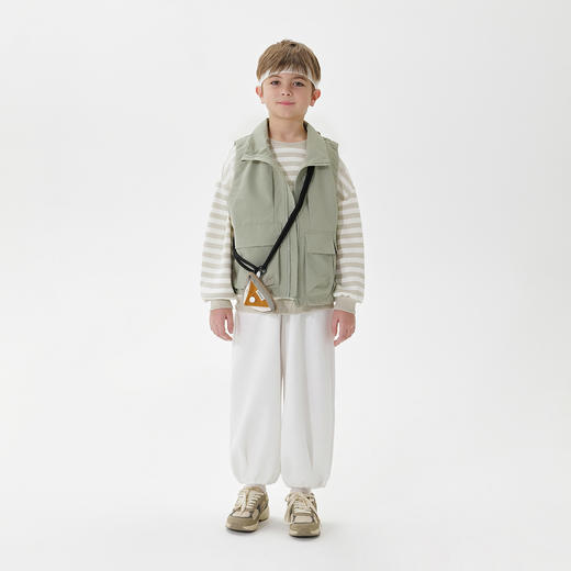 [三防]马克珍妮男童山系户外多功能工装马甲2025年春装新款250089 商品图1