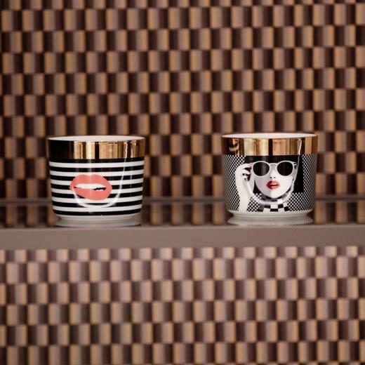 波普系列 RESONG日诵家居 陶瓷茶杯手工描金满金礼品 商品图7