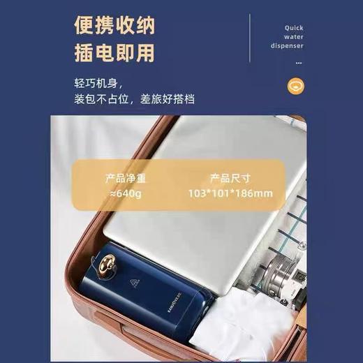 金灶 LX-016 即热式电热水壶小型旅行迷你烧水壶便携式开水机 商品图2