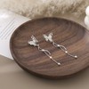 蝴蝶流苏小清新长款耳环0013 商品缩略图1