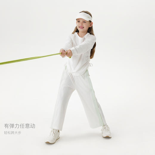 【高弹速干】马克珍妮女童运动排扣裤儿童裤子2025春装新款550721 商品图2