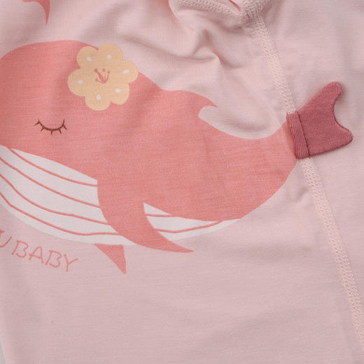 棉果果夏季女童小宝宝防蚊5A抗菌莫代尔套头套装（小）M221302425218 商品图2