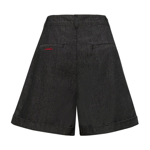 【2件9折】【Petit Bari】法式松弛百慕大丹宁短裤 纯色高品质 直筒裤 商品图3