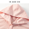 IN AND ON 初见 100%棉盐缩泡泡绉条纹连帽衬衫 55170 商品缩略图5