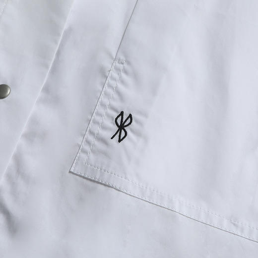 【2件9折】【Petit Bari】(多色)茧型刺绣宽松无袖衬衫 褶皱显瘦 网球穿搭 商品图6