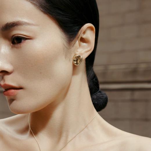 2楼「新品」Fellala/翡拉拉「简奢时尚2.0」优雅耳钉女耳饰小众耳环货号925416103吊牌价429现价386 商品图1