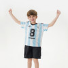 [吸湿速干]马克珍妮男童足球运动短袖T恤条纹上衣夏装新款250119 商品缩略图1