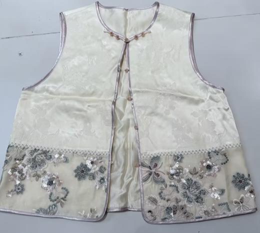 【门店同款】ENJOY春季云敛-春光推盏花蝶绮梦中式马夹 161921126 商品图0