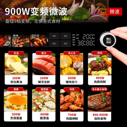 汉美驰微蒸烤炸一体机MW23102 商品图9