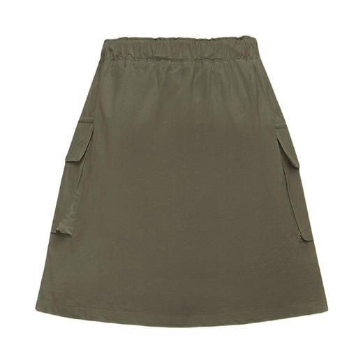 【2件9折】【Petit Bari】(多色)休闲显瘦抽绳工装风半身裙短裙 商品图5