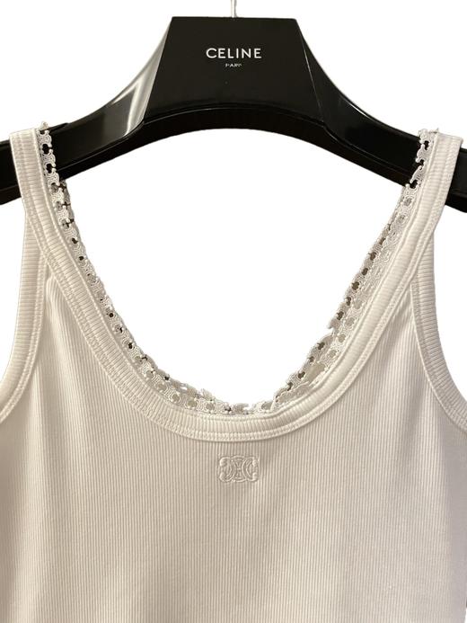 女款logo蕾丝背心 商品图2