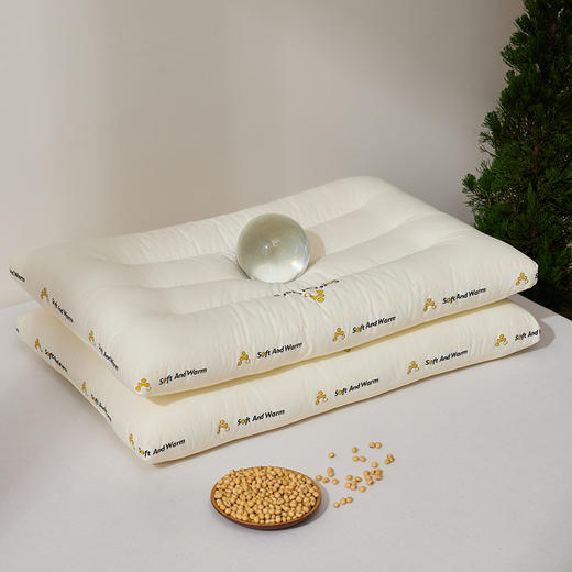 自然醒全棉A类大豆纤维立体安睡枕头家用成人护颈椎助睡眠枕芯宿舍单人睡觉整头XK 商品图8