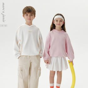 马克珍妮男女童舒弹轻氧空气卫衣 儿童上衣2025年春装新款550318