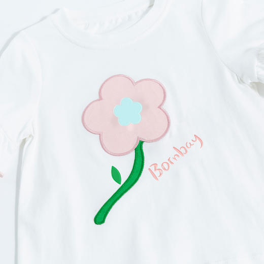 贝贝怡女童T恤套装 商品图5