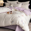 【优雅刺绣】全棉新疆长绒棉床上四件套 纯棉轻奢刺绣蝴蝶纯棉床品被套 商品缩略图3